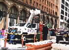A view of the float from afar