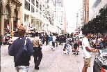 A view up the street